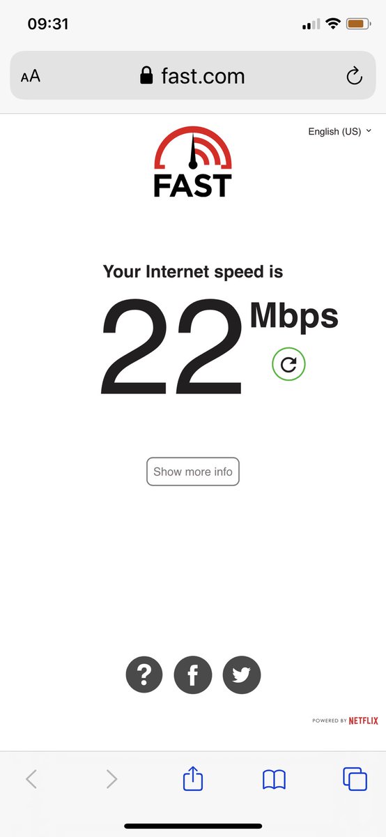 The Fibre itself is very fast. 22Mbps in Nigeria is very impressive. However, I fear for the business. I don’t think it will survive for much longer with that kind of customer service. Their CEO  @BAyonote would do well to address these if they plan to stay in business. End.