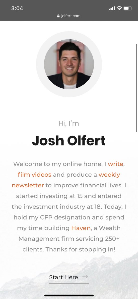 JoshOlfert's tweet photo. ANNOUNCEMENT:

I’m going ALL IN on the internet. 

Brand new YouTube Channel ✅ 
Brand new Blog ✅ 
Brand new Monday Newsletter ✅ 

Link in bio

My days of taking every type of client are coming to an end 🙁. I want to continue the mission without needing to consult directly 💪🏽 https://t.co/k00TXrz7dL