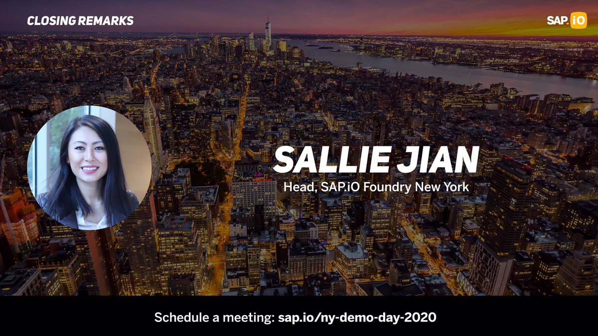 sallie_jian's tweet image. Tune in to meet 9 amazing @sap_iO @SAP Retail Startups next Wed, 7/1 11:30AM! We will announce a surprise #Grammy nominated artist finale performance 🥳 RSVP here …undrynewyorkretailtech.splashthat.com
#demoday #noboundaries #ecommerce #Retail