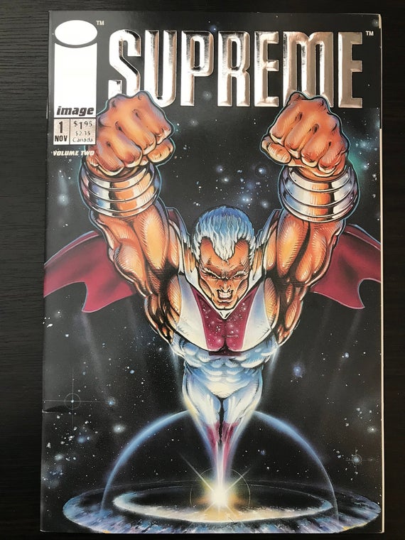 Anyway when Alan Moore was given Supreme he was given what was essentially 90's Anti hero superman created by Rob Liefeld, at this point he was not that unique but what did Alan Moore do to him?