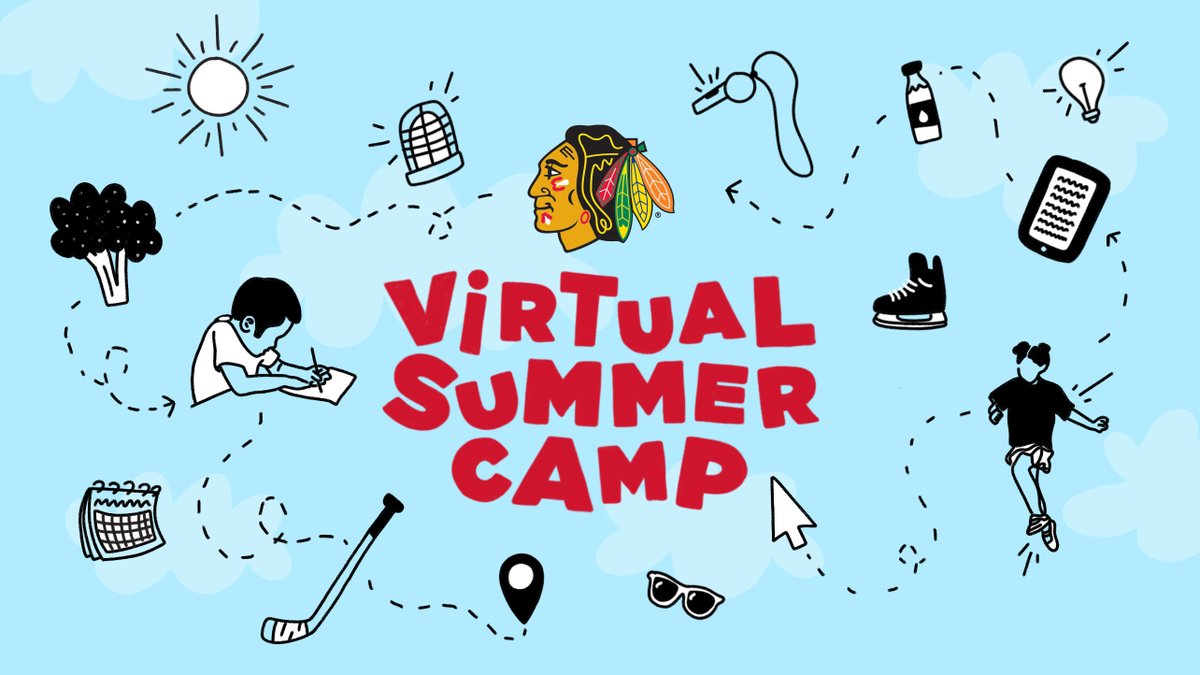 Summer Camp *is still* happening... ~𝙫𝙞𝙧𝙩𝙪𝙖𝙡𝙡𝙮~

That's right, we're launching a free Virtual Summer Camp for our 8-12 year old fans online! Camp gets started on July 6, so sign up today: Blackhawks.com/VirtualSummerC…