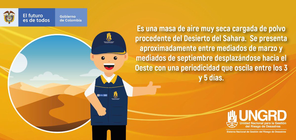 ¿Sabes qué es el #PolvoDelSahara, un fenómeno natural presente por estos días en el país?