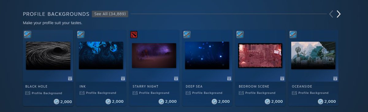 Collection of animated backgrounds for Steam