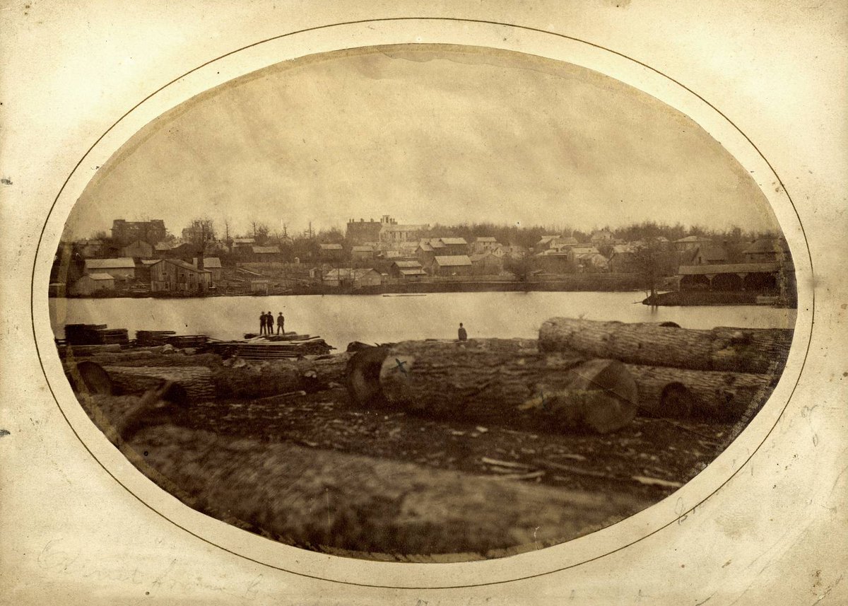 Recognize this place? This is the Mill Pond in Olivet circa late 1800s! The Mill Pond was created by damming up Indian Creek in 1846. Later in 1907 the dam was opened up due to issues that had arisen and in 1930 it was cleaned out and made into a public playground.