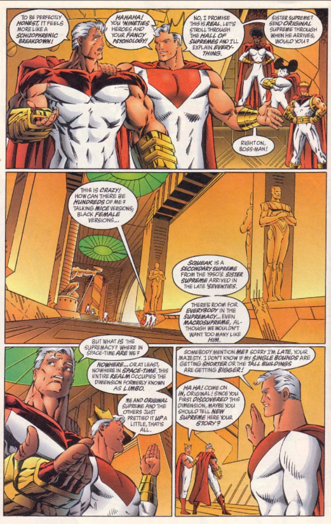 At least the first arc, this run never concluded properly but the first arc still golden. It leaves on a good note. But this could be considered the prototype for all star superman and was Alan moore trying to bring back ideas to comics that were taken down or minimized.