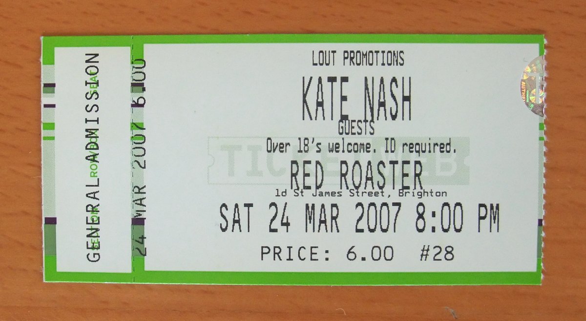 podcastdoors's tweet photo. @Tim_Burgess @katenash I first saw Kate perform live at my local coffee shop in Brighton back in March 2007... saw her twice more that year at Pure Groove and Concorde2... good times! #TimsTwitterListeningParty #MadeOfBricks https://t.co/4ouMYdglQX