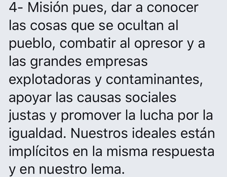 4. ¿Cuáles son sus ideales y su misión?