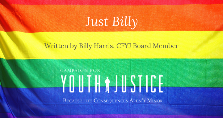 justiceforyouth's tweet photo. BLOG: In our latest blog from CFYJ Board Member, @BillyCaliFree, Billy discusses his experiences being incarcerated at 16-yrs-old while struggling with his sexuality. Read it here: https://t.co/WPuVGEPDPr #PrideMonth #YouthJustice https://t.co/JkWJizKsOu
