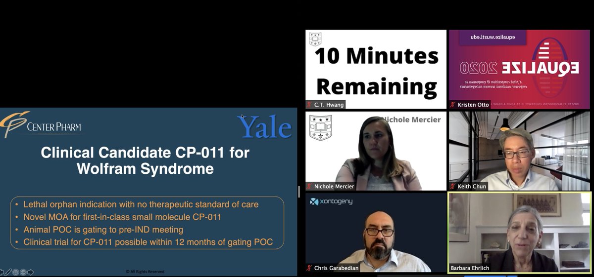 WashUOTM's tweet photo. Meet the Therapeutics pitchers, now presenting via
@YouTube https://t.co/3pKY0rucgM #Equalize2020 #gendergap #WomenInMedicine https://t.co/YAKtEwRg2T