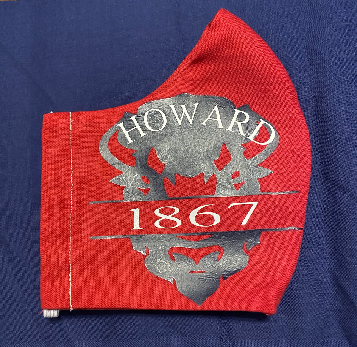 TTYLJuli's tweet photo. Since we are gonna be back on campus and masks will be required I thinks it’s about time y’all cop an exclusive Howard mask:)) DM me for inquiries https://t.co/6iuFNXV0FP
