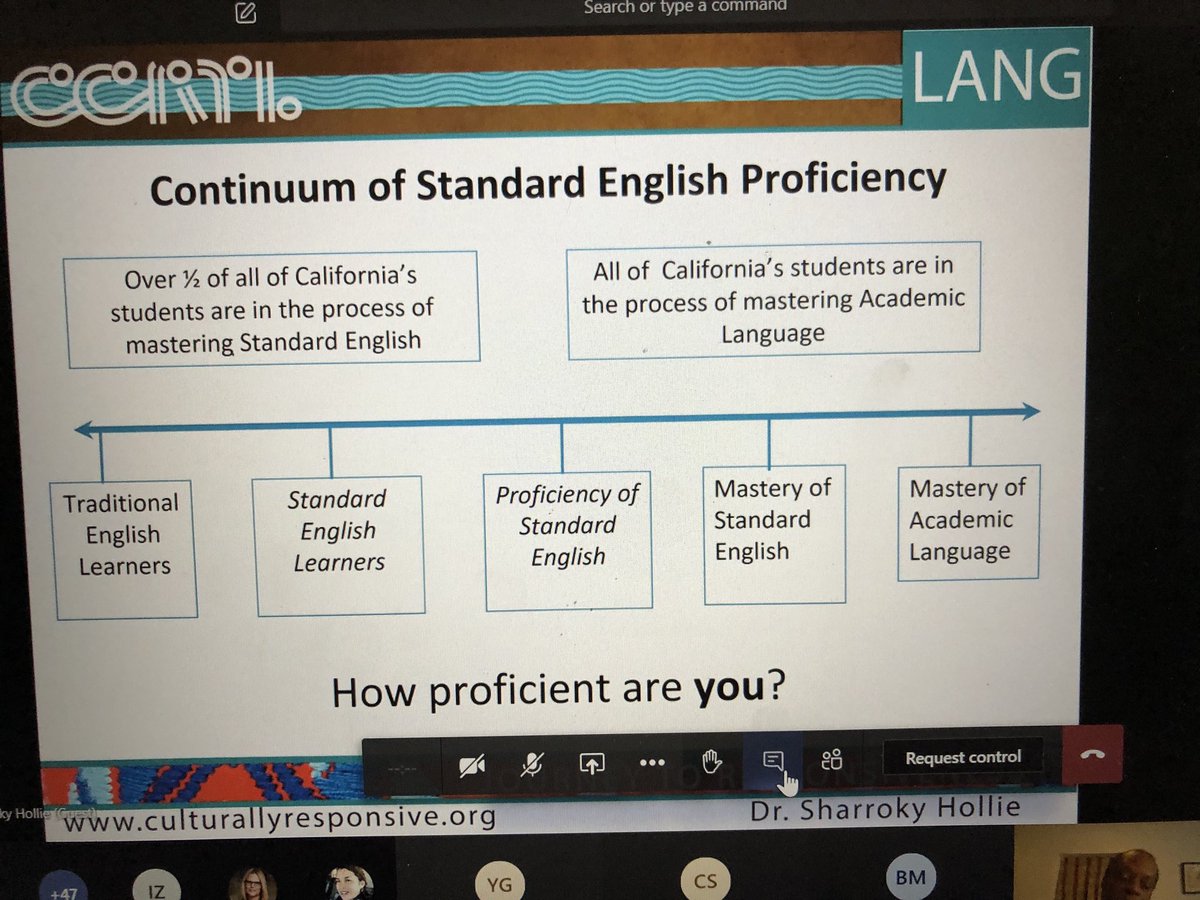 CortneyHaislip's tweet image. @validateaffirm thank you for sharing your expertise around being Culturally and Linguistically Responsible. “All learners are English learners!” #ML2020focus @HISDMultiPrgms