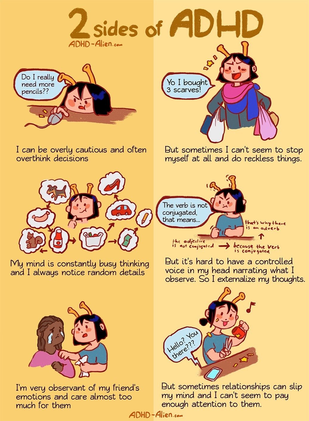 Adhd Cartoon - Stand up, amplify our voices, and humanize our struggles
