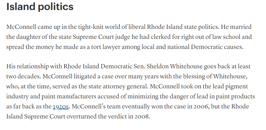 Whitehouse makes up stories about other judges being political hack tools of big money donors when he got his big money donor political hack buddy a judgeship! @JackMcCJr is the DEFINITION of a political hackOne Sheldon Whitehouse has been running this scam with for DECADES