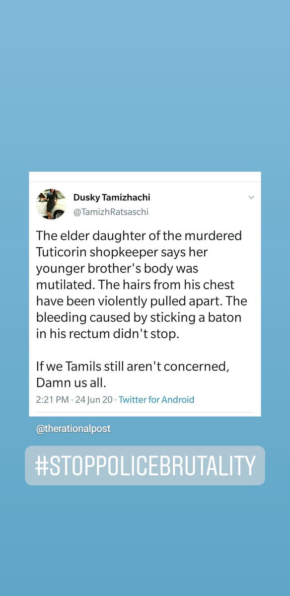 #JusticeforJayarajAndFenix 

You think it won't happen to me next ? 

Won't you care for me ?

If some celebrity tweets this way, I guess this issue would be in national media by now.

#AllLivesMatter