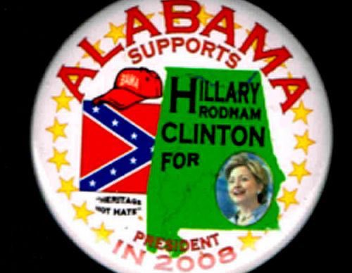 Do you all remember how both Clinton’s handed out these campaign buttons in all the southern states while preaching equality and civil rights in all the others? I do.