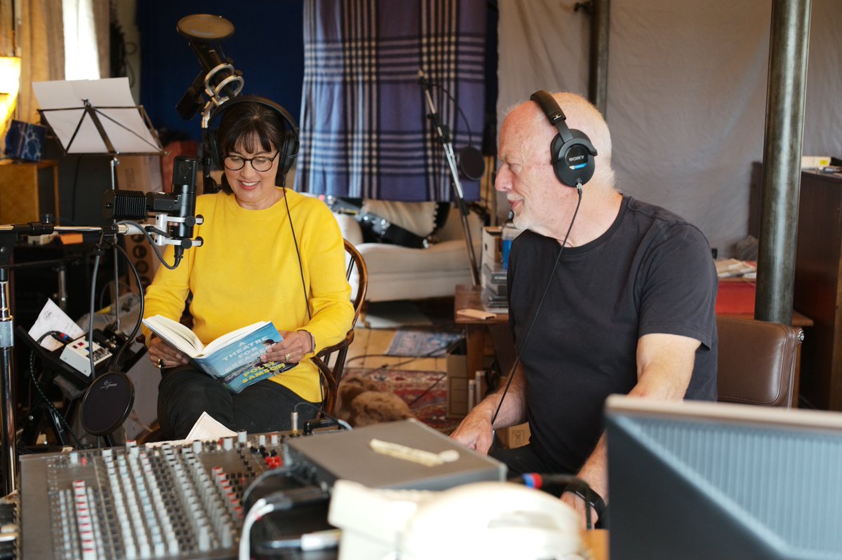 Such a lovely thing to record the audiobook of A Theatre for Dreamers (out today, at bit.ly/AFTDaudiobook) with <a href="/PollySamson/">pollysamson</a> and that Romany helped me finish our song Yes, I Have Ghosts - finding the blend of my voice with hers has been one of the best things about lockdown.