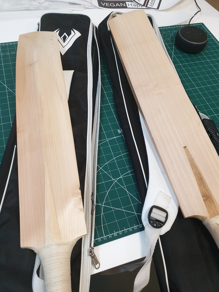 SportsVeritus's tweet photo. Ready for their custom labels. All made in house #ukmade #batstickers #cricketnets https://t.co/OZB7XTTnHM