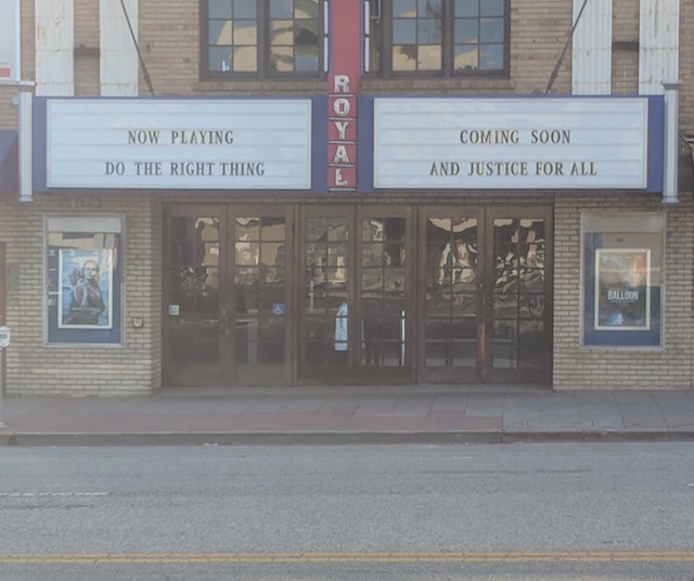 The day that the protests started, it planted its flag... 4/