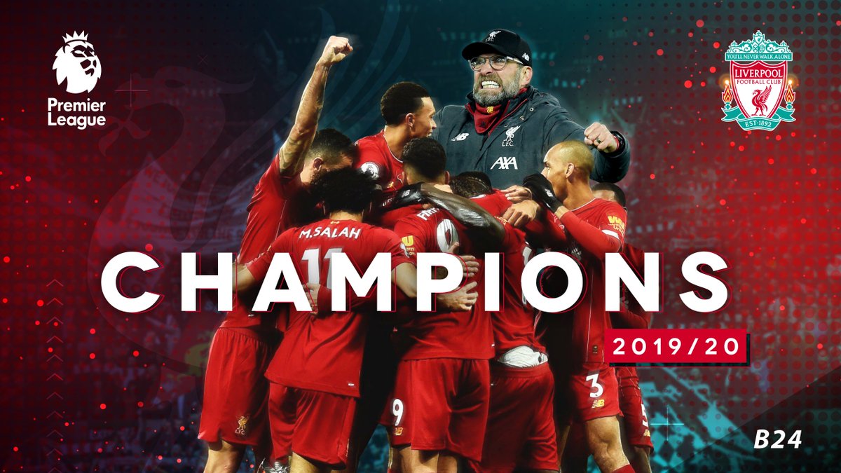 B24 on Twitter: "Liverpool é campeão inglês trinta anos depois ...