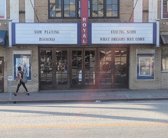 ...and it was around here that I began to wonder if whoever runs this marquee is feeling okay. 8/