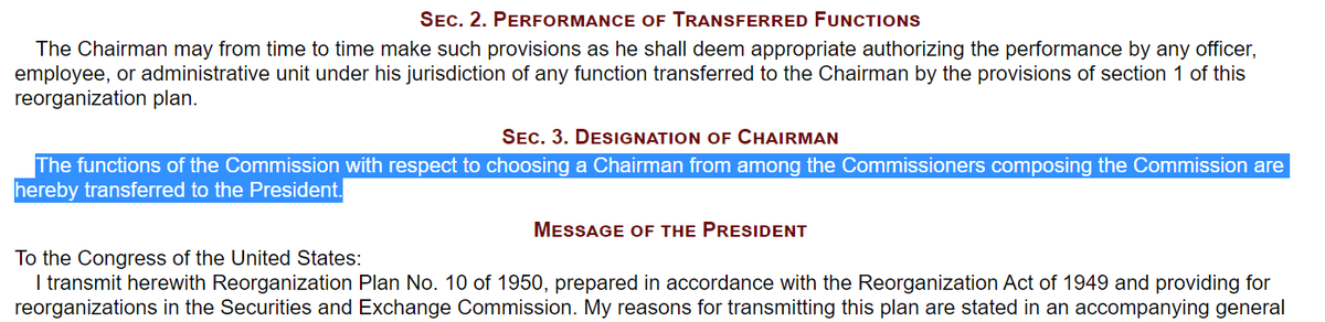 Well. Its a message from the President to Congress made pursuant to the Reorganization Act of 1949. Here's the relevant part (it ended up in the Federal Registry so its totes law ya know).