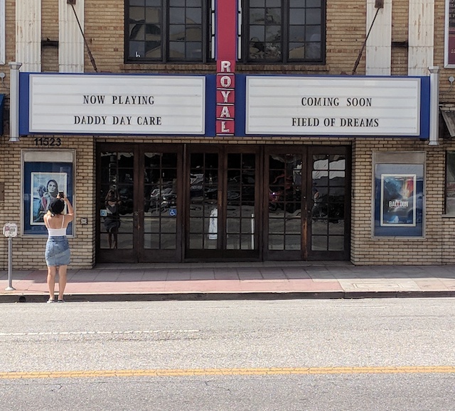 But I went by on Father's Day, and it was a sweet, lovely nod to the occasion, complete with another local taking photos 9/