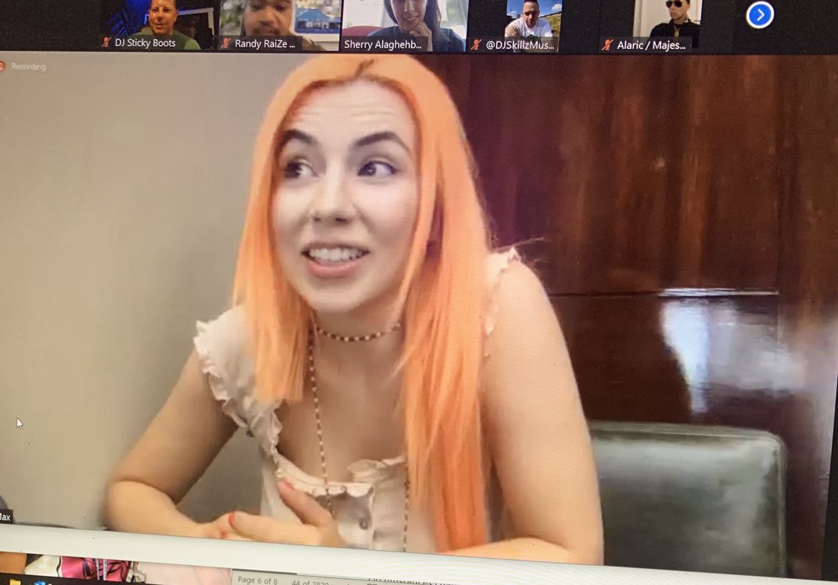 Fun Zoom today catching up with <a href="/AvaMax/">AVA MAX</a> and all my radio mix show fam! Hear Ava’s dope new song “Kings &amp; Queens” debut in the #HyperMiXx this weekend nationwide! s/o <a href="/djraize/">Randy RaiZe Reyes</a> and <a href="/AtlanticRecords/">Atlantic Records</a> for making it happen 👊🏼 #NowPlaying #TuneIn #avamax
