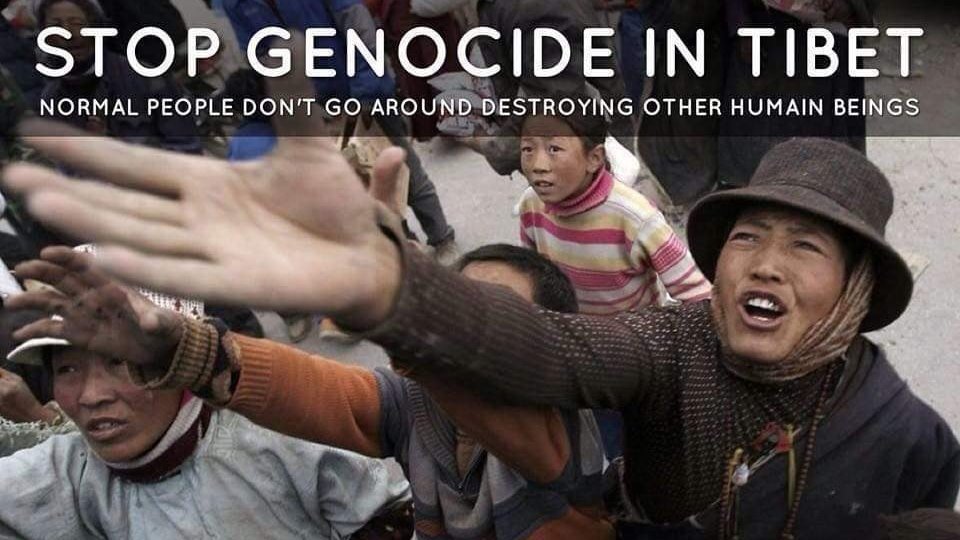 Remember  that China's authoritarian and totalitarian practices have an expiration date,  like the Soviet Union, it's a ticking time bomb waiting for collapse. 
free occupied #Tibet