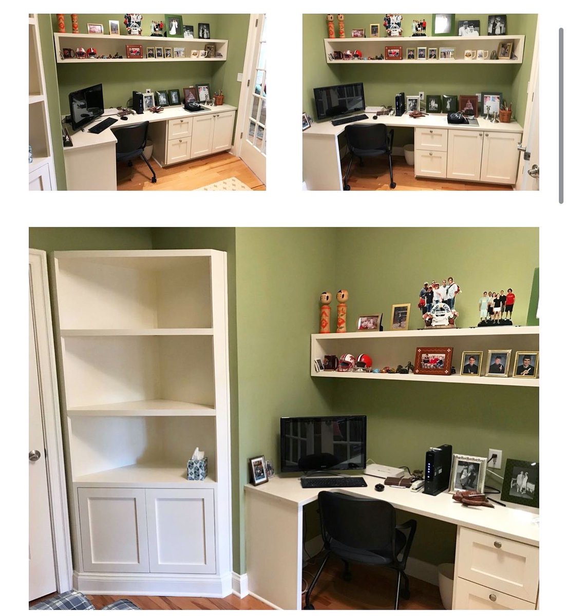 marycarpentry's tweet photo. Office table with Granite, floating shelf and corner Cabinet ⁣
.⁣
.⁣
.⁣
.⁣
.⁣
#bookstore #bookblog #booklove #bookworm #cornercabinet #bookaddict #booklovers #booklover #bookobsessed #bookblogger #book #bookreview #bookish #booksofinstagram #coutertop https://t.co/E6znG31lhR