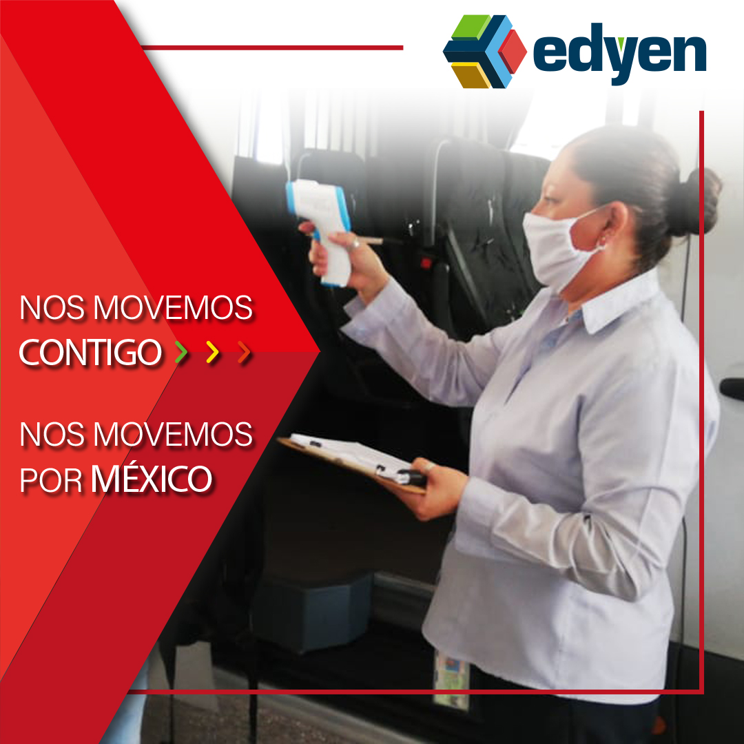 Cumplimos con las disposiciones de la Nueva Normalidad. Comprobamos que la temperatura de nuestros usuarios no sea mayor a 37.5 ºC.