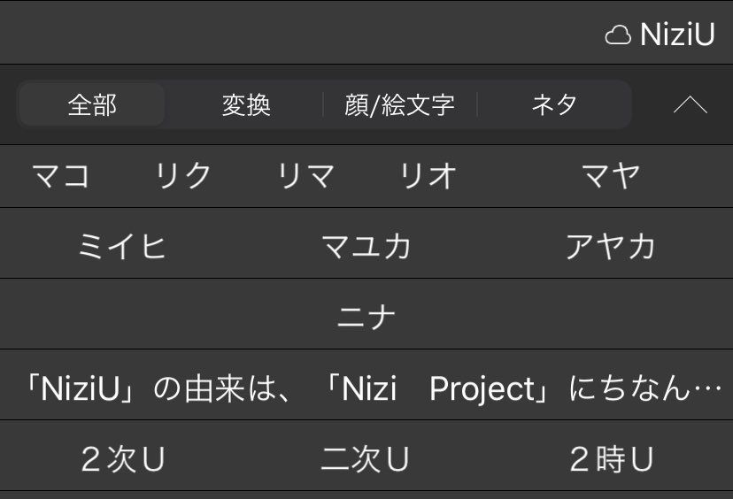 Simeji 日本語入力キーボード Simejiでコレ打ってみ Simejiでにじゆーって打ってみ Niziu デビューメンバーの皆様おめでとうございます Simejiの中の人はいつも涙しながら見てました W 虹プロ Simeji 日本語入力キーボード Simejiでコレ打ってみ Simejiでにじゆーって打ってみ Niziu デビューメンバーの皆様おめでとうございます Simejiの中の人はいつも涙しながら見てました W 虹プロ
