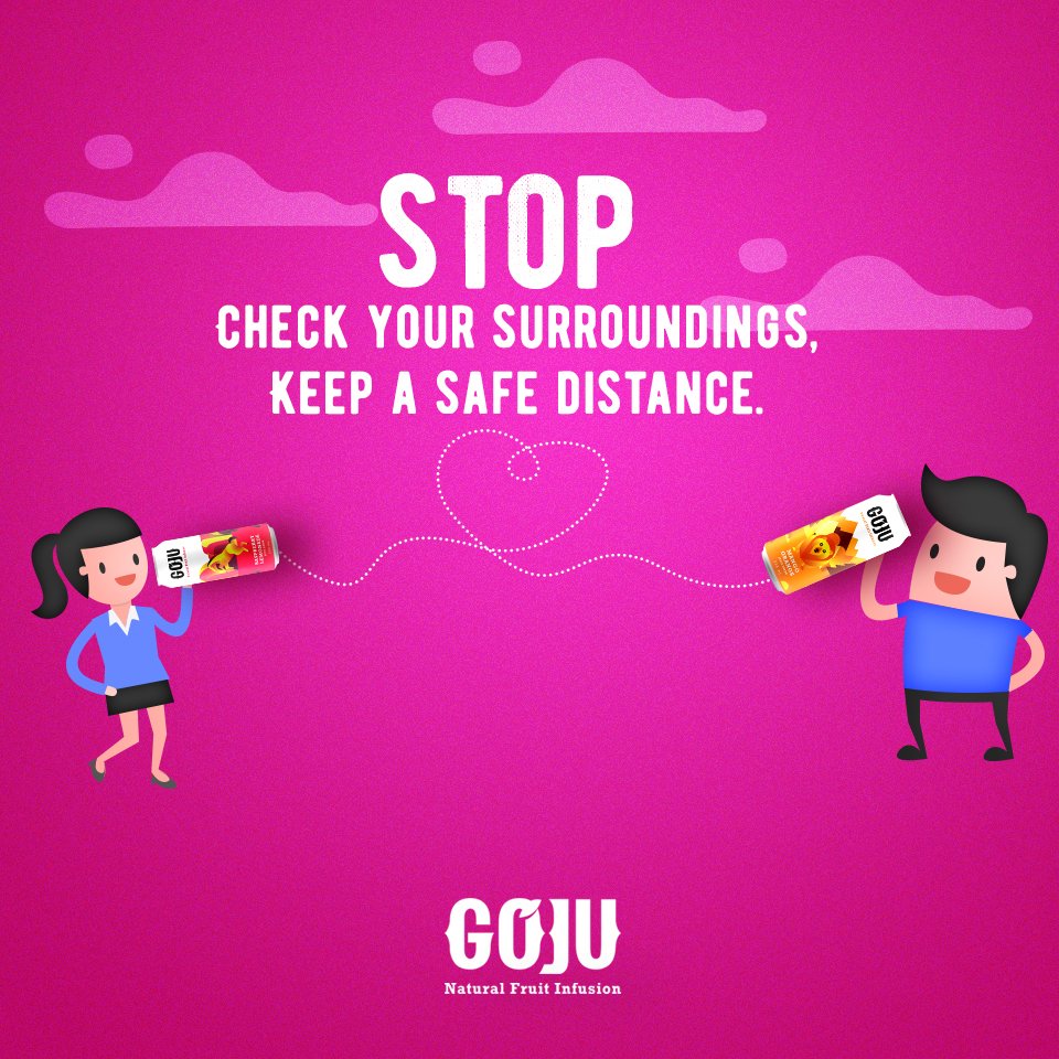 GojuDrinks's tweet photo. You're allowed to have no chill right now. Tell everybody to stay a safe distance! https://t.co/5LnHHMuM1S