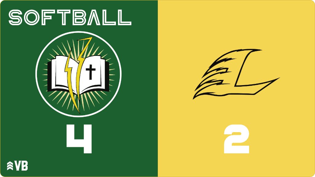 Softball (Varsity) Score Posted - Lenox Tigers lose to Grand View Christian Thunder 4-2. ia.varsitybound.com/softball/2019-…