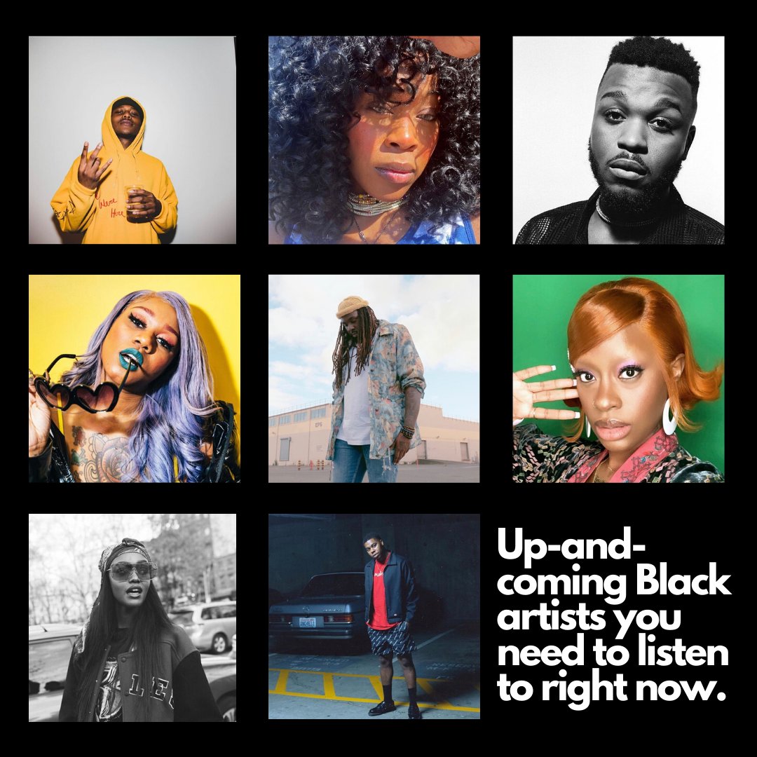 AppRhythm's tweet photo. Black artists matter. Here are some hidden gems to listen to and share 💎🖤
.
.
.
.
#music #newmusic #newartists #blackartists #supportblackartists #blackmusic #rap #r&amp;b #blues #discoveries #share #musicsharing #listening #listen #discover #applemusic #spotify #rhythm https://t.co/O4wGRR9BQJ
