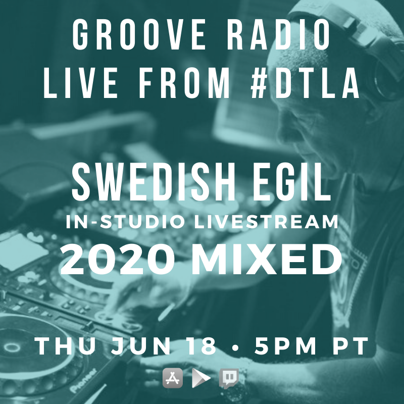 SwedishEgil's tweet photo. #GrooveLIVE is on NOW 3-6pm #Top5Grooves #ClassicVinyl @Icarus interview x sneak preview of new @sonnyfodera x @domdollamusic PLUS I’ll be IN-THE-MIX with my weekly livestream DANCE PARTY x happy hour at 5PM🍺 This week my favorite tracks from #2020 MIXED🙌🦅 https://t.co/FIW3owBO8c