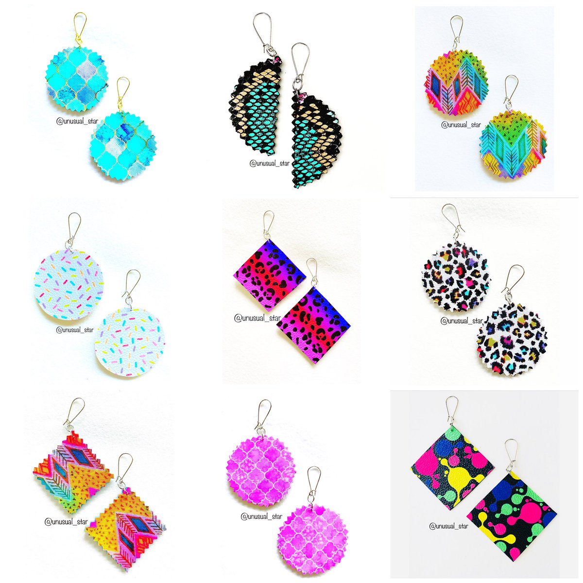 UNUSUAL_STAR's tweet photo. ***NEW*** @ https://t.co/luGdcQW9lh #SummerVibes #summer #jewelry #ny #nyc #art #handmade #handcrafted #fashion #style #shop #thursday #new #etsy #etsyshop #earrings #vegan #leather #colors #city #BlackGirlMagic #handmadejewelry #blogger #slay #unusualstarjewelry #photography https://t.co/p9cYEohYMt
