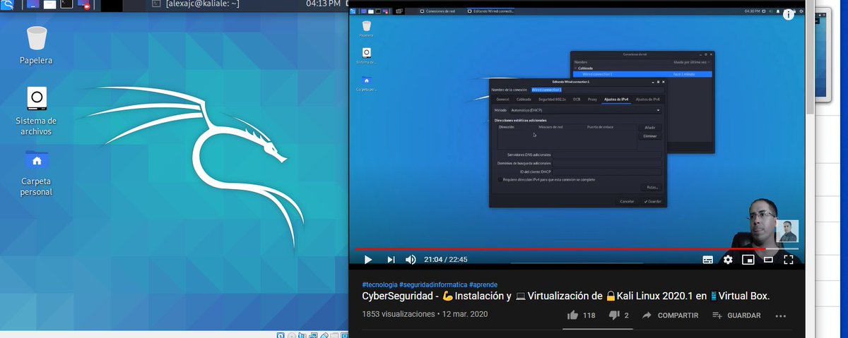 soygeekgirl's tweet photo. #100DaysOfCode #womenwhocode
#code #Day25 +practicas en la terminal ,y pues hoy gracias a la comunidad #GeeksHubs y al prof. @David_Pinilla1 pude habilitar el virtual en la PC , y así instalar Kali linux en Virtual Box viendo SAN YOUTUBE y @alvaro_chirou gracias esta genial! https://t.co/T8F0WUqBKl