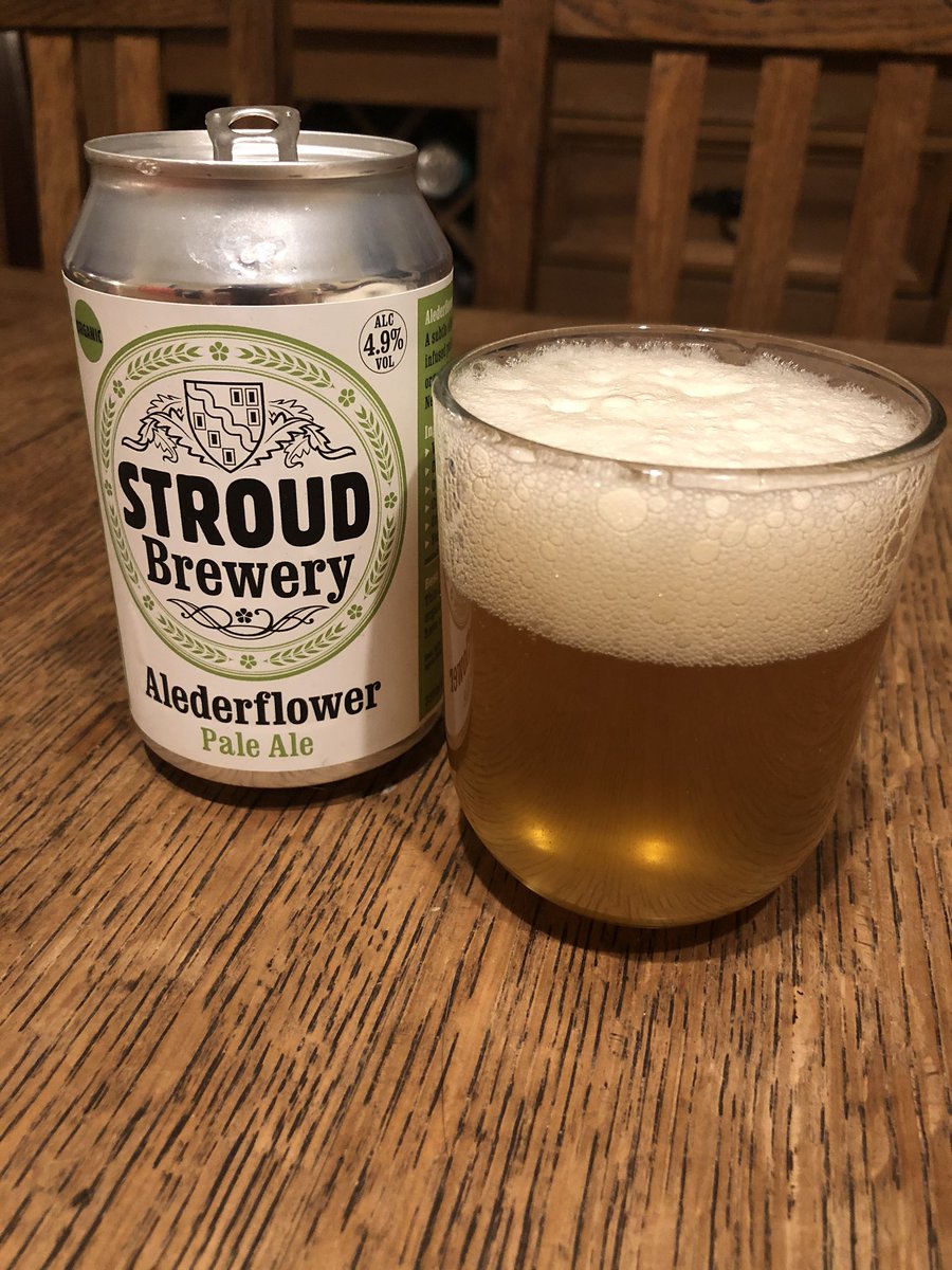 peeandapint's tweet photo. Alederflower Pale Ale, Stroud Brewery, Stroud.
An organic ale with soft undertones of elderflower that went down far too easily.
#LockdownBeers #PubbingAtHome #PeeAndAPint https://t.co/ZT1jJLwFWh