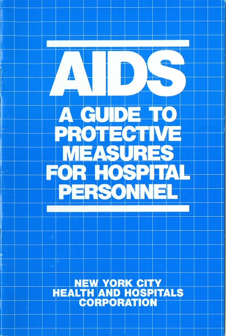 Even as more information about AIDS became known, fear and confusion were prevalent. Some medical professionals refused to treat AIDS patients, fearing they’d contract the disease. Pamphlets like this attempted to correct misconceptions.