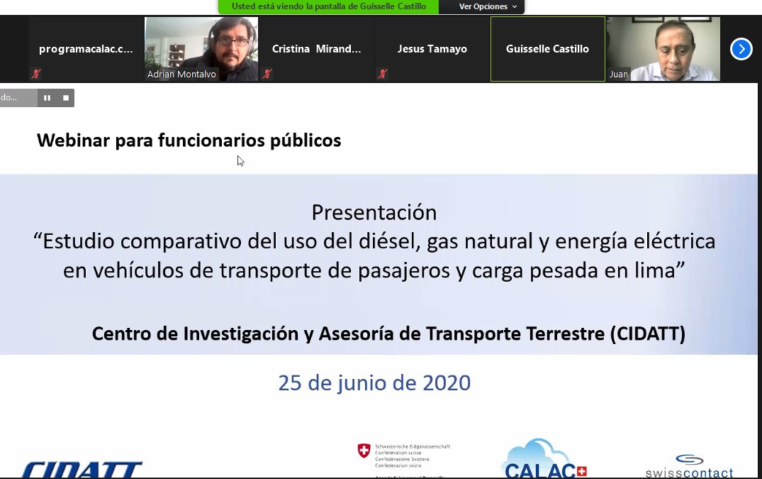 Calacplus's tweet photo. Hoy CALAC+ presentó el "Estudio comparativo del uso del diésel, gas natural y energía eléctrica en vehículos de transporte de pasajeros y carga pesada en Lima” 🚗🚌 del CIDATT. Gracias a @tapiagrillo @piturregui Jesus Tamayo Pacheco y @cmirandabeas por sus aportes https://t.co/vVGi7Kubyk