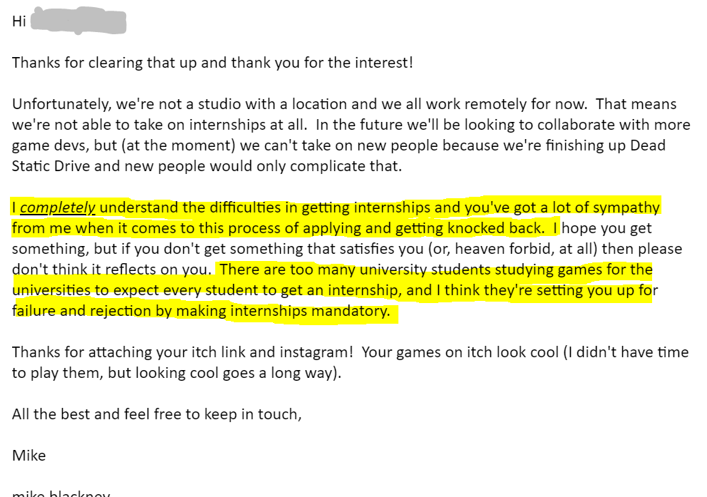 kurtruslfanclub's tweet photo. to one kid in particular but also to all the kids expected to get games internships rn https://t.co/lLb7NxqXNO