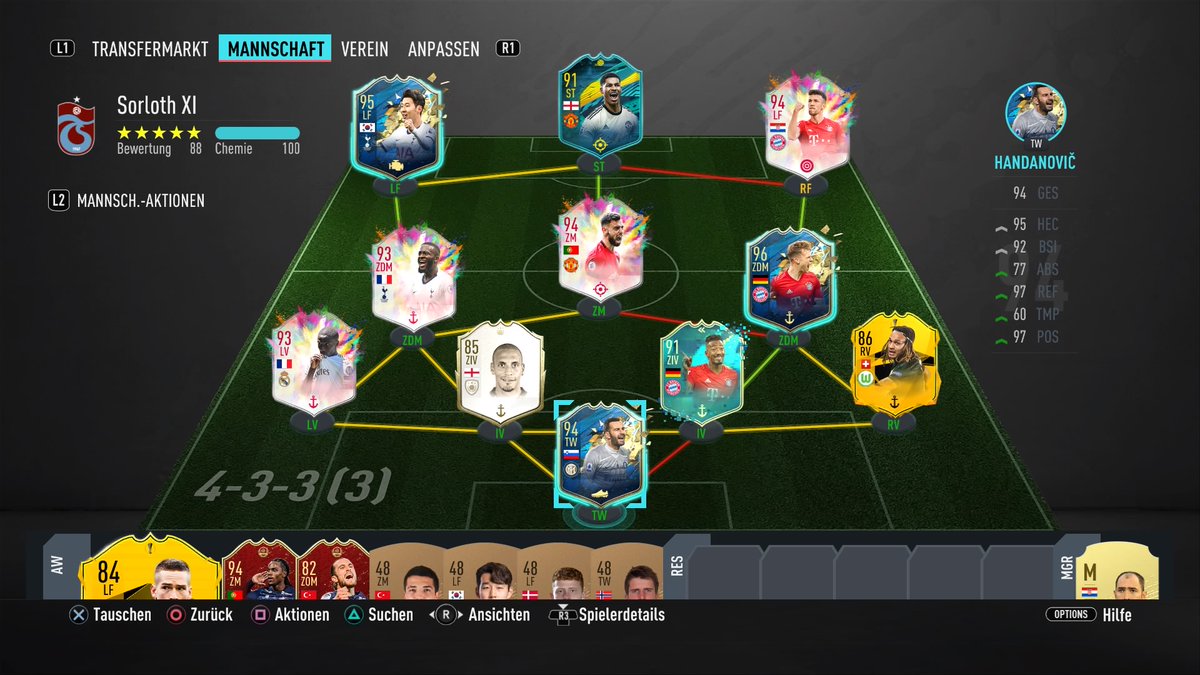 trabzonemmo61's tweet photo. Hey Community das ist mein Team
Tradable: Kimmich und Handanovic
Budget 200-500k
Ingame 41212(2)
Perisic auf 7 Chem nicht schlimm
Danke im Voraus
#SheeshTeam #sheeshtube @sheeshTUBE #FIFA20 https://t.co/UJDSl0GV5i
