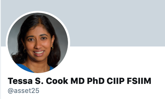 asset25's tweet photo. I've attended 12 @SIIM_Tweets meetings (counting #SIIM20) and watched with awe each time as we've met the new fellows and lauded their accomplishments. This is undoubtedly the highest honor I have received in my career.

1/n https://t.co/IAe7ce1M8V