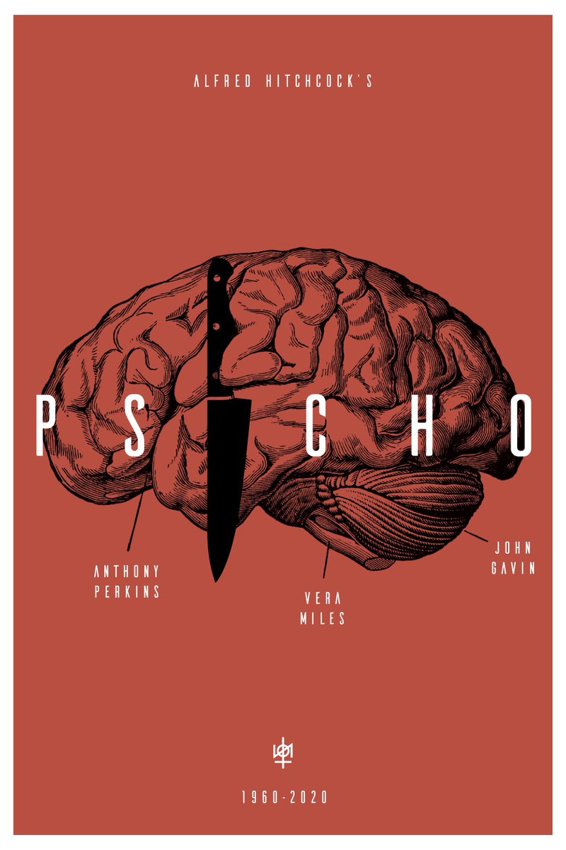 En <a href="/moviepostershow/">TheMoviePosterShow</a> ahora tocó Psycho por sus 60 años, esta es mi propuesta.
