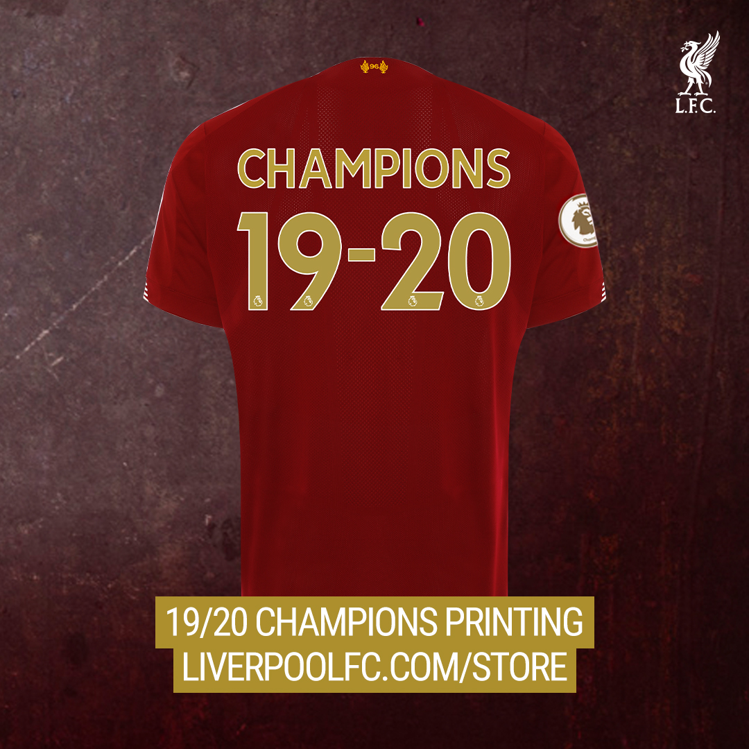 liverpool fc champions shirt