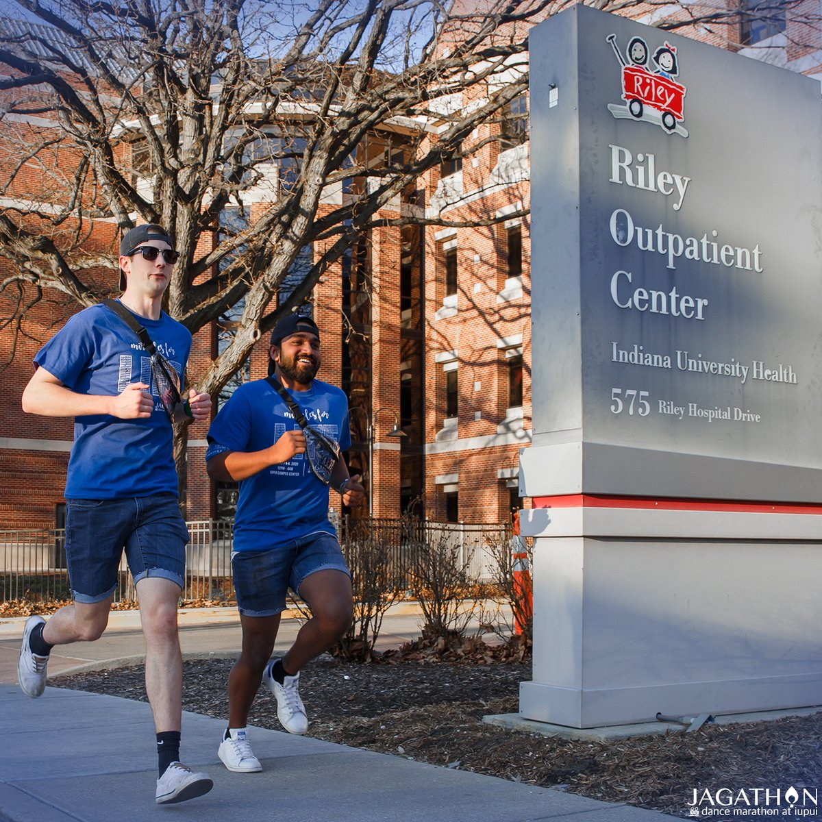 Throwback to our Run to Riley last Jagathon! Remember to get some exercise as we are still social distancing and head on over to our link in bio to get signed up for Jagathon 2021! #FTK #TBT <a href="/IUPUI_FIJI/">FIJI at IUPUI</a>