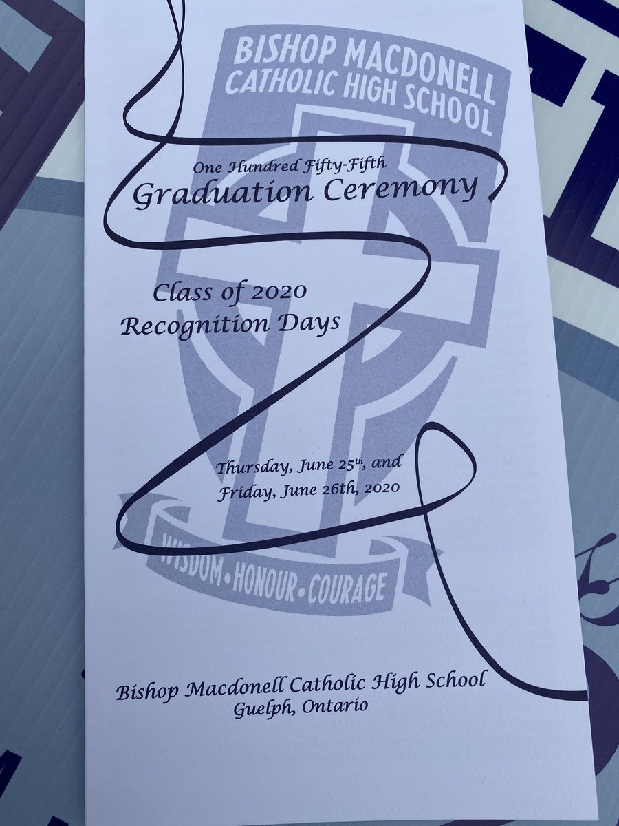 TheBlueBlast's tweet photo. What a day! Getting to see so many smiling Celtic faces in person was an absolute JOY! Can’t wait to celebrate with the second half of the Class of 2020 tomorrow! #WCDSBconnected https://t.co/CE0n5waXfI