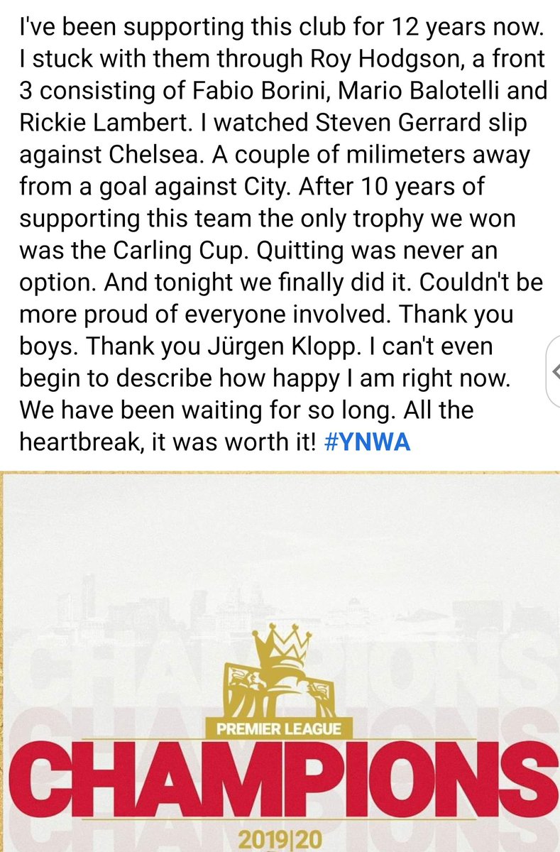 vicky86x's tweet photo. I love this club #YNWA https://t.co/VUisCHAGdR