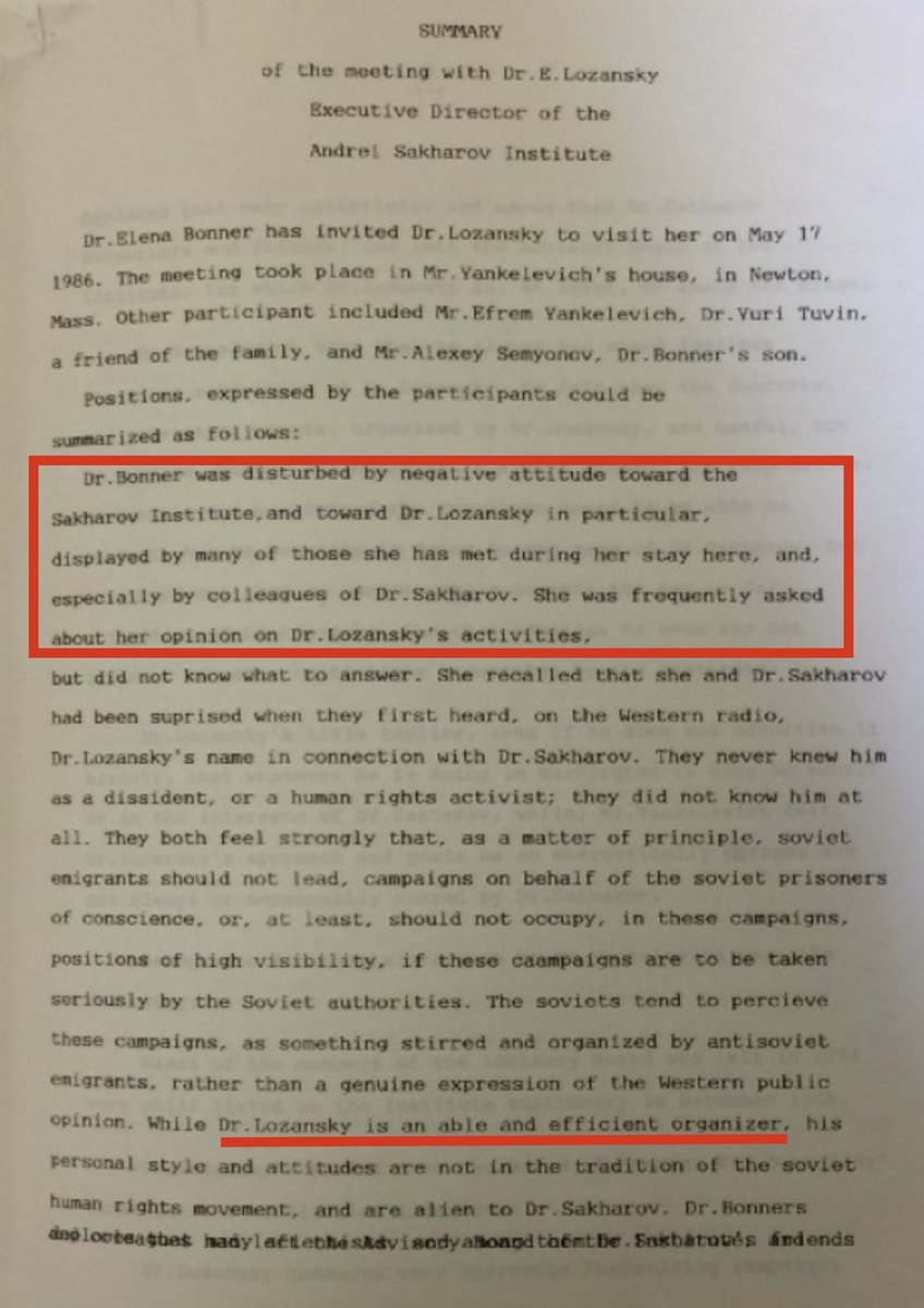 EreaAndrzej's tweet photo. 16. W 1983 #Lozansky zakłada Instytut Sacharowa, a do jego struktur angażuje szereg prominentnych nazwisk.

To dla niego sposób na rozbudowanie sieci kontaktów i pozyskanie ogromnych funduszy.

Ludzie z otoczenia Sacharowa reagują nieufnością: Lozansky wiąże się wyłącznie z GOP. https://t.co/uuMGMwG9KW