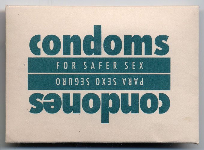 Part of Gay Men’s Health Crisis' work was promoting safe sex. The organization tried a variety of methods to reach as many people as possible, including creating materials in multiple languages.